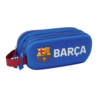FC Barcelona несесер за моливи 3D blue