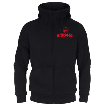 Arsenal FC мъжки суитшърт с качулка Zip black
