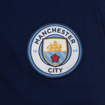 Manchester City мъжка пижама Long Stripe