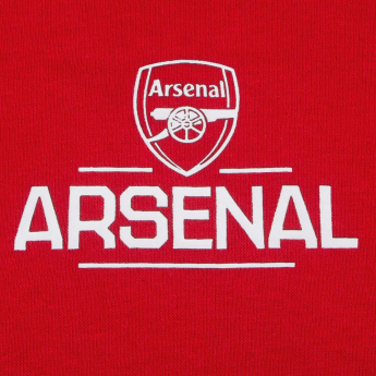 Arsenal FC мъжки суитшърт с качулка Zip red