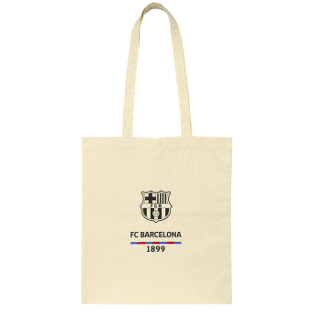 FC Barcelona пазарска чанта beige