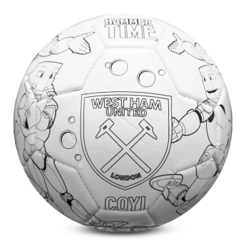 West Ham United футболна топка Colour - size 2