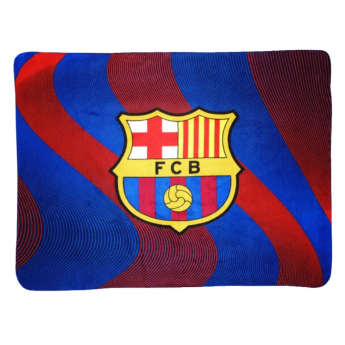 FC Barcelona поларено одеяло Swirl