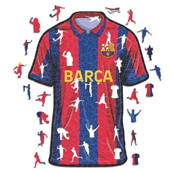 FC Barcelona дървен пъзел Jersey 150 pcs