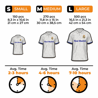 Real Madrid CF дървен пъзел Jersey 500 pcs