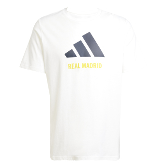 Real Madrid CF мъжка тениска Seasonal Graphic white