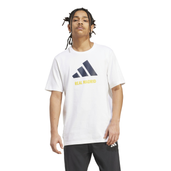 Real Madrid CF мъжка тениска Seasonal Graphic white