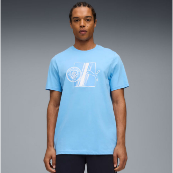 Manchester City мъжка тениска FtblCulture blue