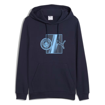 Manchester City мъжки суитшърт с качулка FtblCulture dark