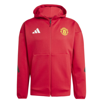 Manchester United мъжко яке с качулка Z.N.E. red