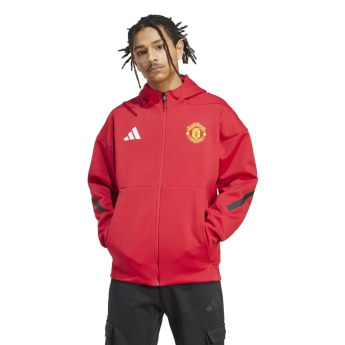 Manchester United мъжко яке с качулка Z.N.E. red