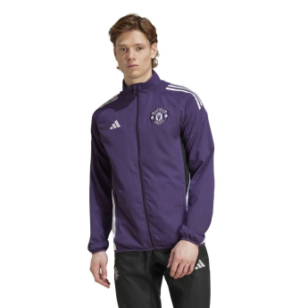 Manchester United мъжко яке Presentation purple