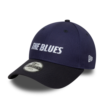 Chelsea FC детска бейзболна шапка с козирка 9Forty Wordmark navy