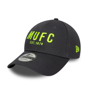 Manchester United баскетболна шапка с козирка 9Forty Seasonal grey