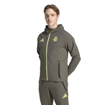 Real Madrid CF мъжко яке с качулка Vis Tech Travel green