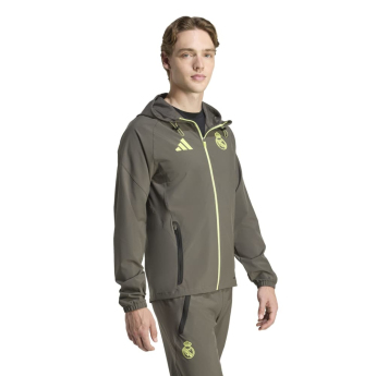 Real Madrid CF мъжко яке с качулка Vis Tech Travel green