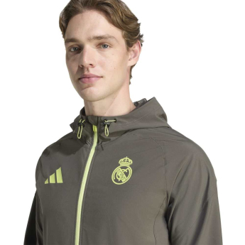 Real Madrid CF мъжко яке с качулка Vis Tech Travel green