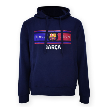 FC Barcelona мъжки суитшърт с качулка Return navy