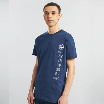 Arsenal FC мъжка тениска Text navy