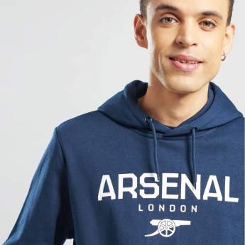 Arsenal FC мъжки суитшърт с качулка Logo navy
