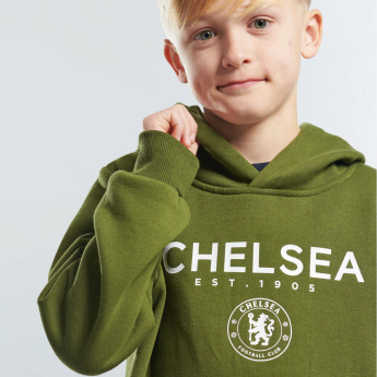 Chelsea FC детски суитшърт с качулка Logo cypress