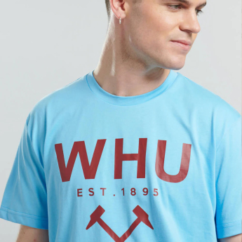 West Ham United мъжка тениска Graphic blue