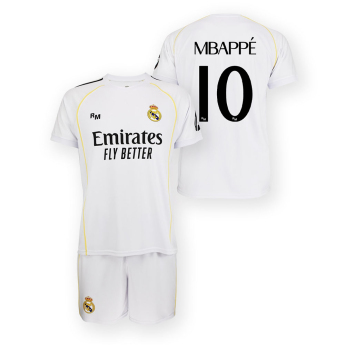 Real Madrid CF детски комплект replica 25/26 Home Mbappe