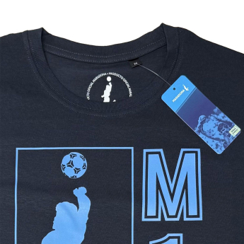 Футболни отбори мъжка тениска Argentina Diego Maradona Siluete navy