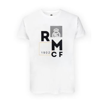 Real Madrid CF мъжка тениска No110 RMCF white