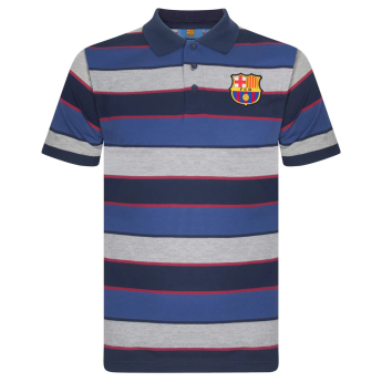 FC Barcelona мъжка поло тениска stripe