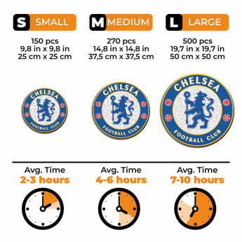 Chelsea FC дървен пъзел Crest 270 pcs