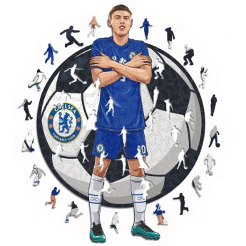 Chelsea FC дървен пъзел Cole Palmer 500 pcs