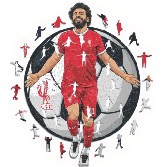 Liverpool FC дървен пъзел Mo Salah 150 pcs