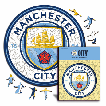 Manchester City дървен пъзел Crest 500 pcs
