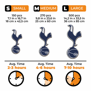 Tottenham Hotspur дървен пъзел Crest 500 pcs