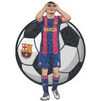 FC Barcelona дървен пъзел Pedri 500 pcs