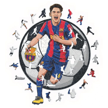FC Barcelona дървен пъзел Gavi 150 pcs
