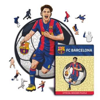 FC Barcelona дървен пъзел Gavi 500 pcs