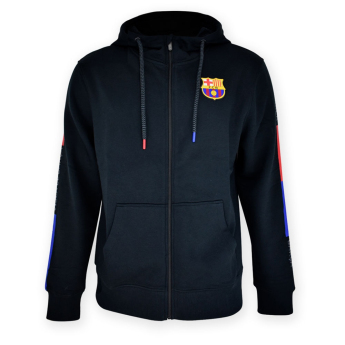 FC Barcelona детско зимно яке с качулка Race black