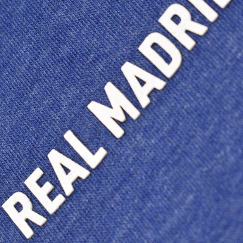 Real Madrid CF мъжки суитшърт с качулка Zip azul