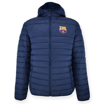 FC Barcelona мъжко зимно яке Padded navy