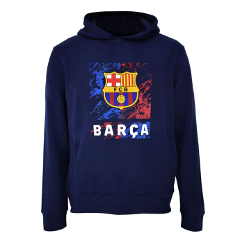 FC Barcelona детски суитшърт с качулка Marble