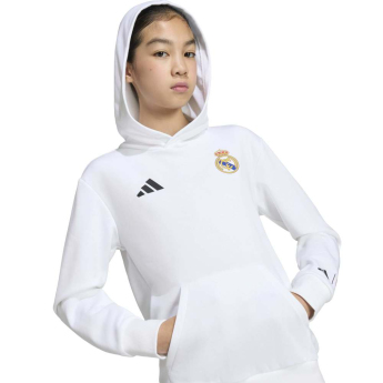 Real Madrid CF детски суитшърт с качулка Avengers white