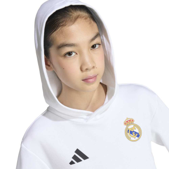 Real Madrid CF детски суитшърт с качулка Avengers white