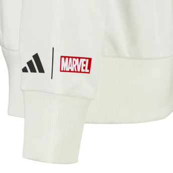 Real Madrid CF детски суитшърт с качулка Avengers white