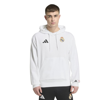 Real Madrid CF мъжки суитшърт с качулка Avengers white