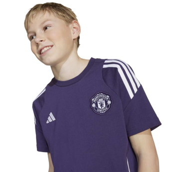 Manchester United детска тениска Tee purple