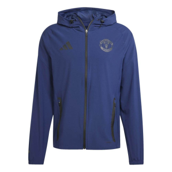 Manchester United мъжко яке с качулка Vis Tech Travel navy
