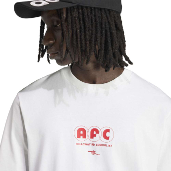 Arsenal FC мъжка тениска Seasonal Graphic white
