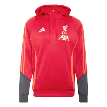 Liverpool FC мъжки суитшърт с качулка Track red